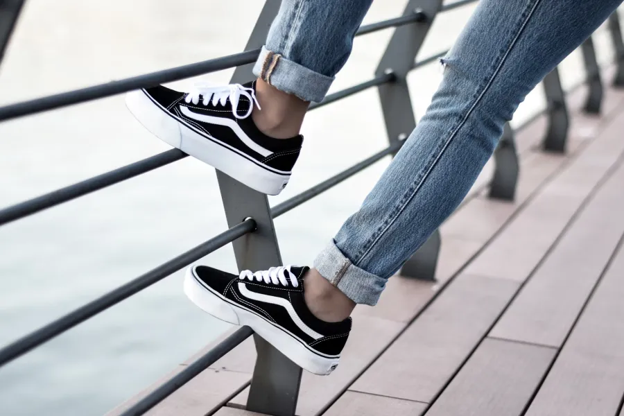 Comfortable Black Vans Sneakers for Women